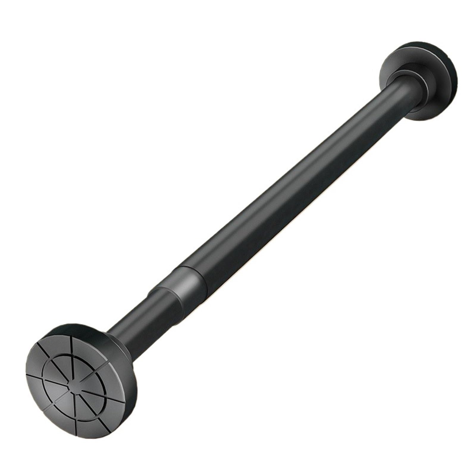 Expandable Clothes Drng Rod Dormi Closet Hanging Cabinet Support Multi-Functional Clothing Storage for Wardrobe and Cloakroom(Telescopic length 110~200cm [black])