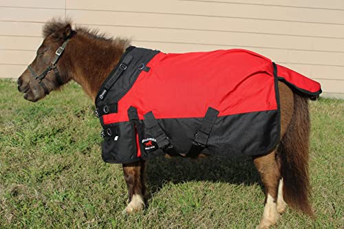 Image of Challenger 1200D Foal Turnout Waterproof Fleece Lined Medium Winter Blanket 519LG09