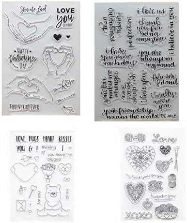 Heart Rubber Clear Stamp For Card Making - Welcome To Joyful Home Craft Stamp