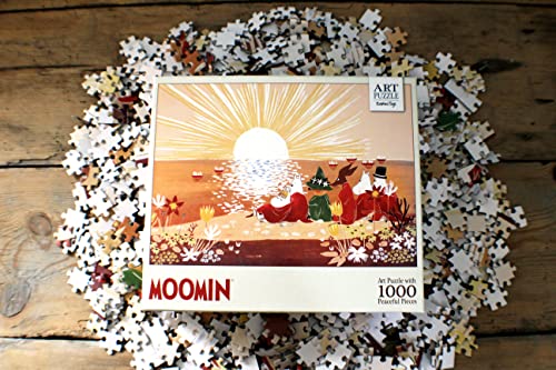 Moomin Art Puzzle - Sunset on the Beach - 1000 piece Jigsaw (Red), 70 x 50 cm - Image 2