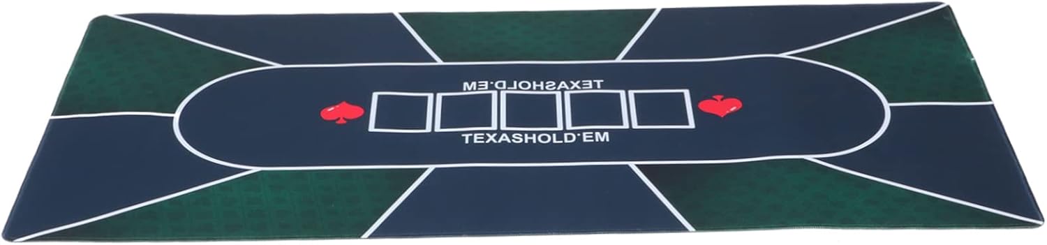 Household Non Skid Poker Table Mat Rectangle Decorative Game Mat for Family Fun for Board Games Poker Easy to Carry Protects Tables from Damage