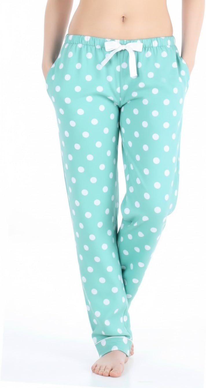 PajamaMania Women's Cotton Flannel Pajama PJ Pants with Pockets - Image 4