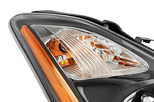 Modifystreet For 08-13 Infiniti G37 Coupe/14-15 Q60 Glossy Black Projector Headlights Left/Right Replacement Assembly #TOP1