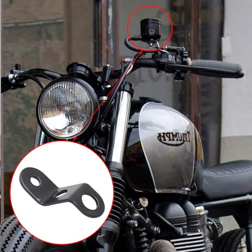 Biqing Motorcycle Oil Cup Support Bracket Motorcycle Clutch Brake Tank Bracket for Off-Road Scootor ATV Mounting Bracket Black 1PCS - Image 3