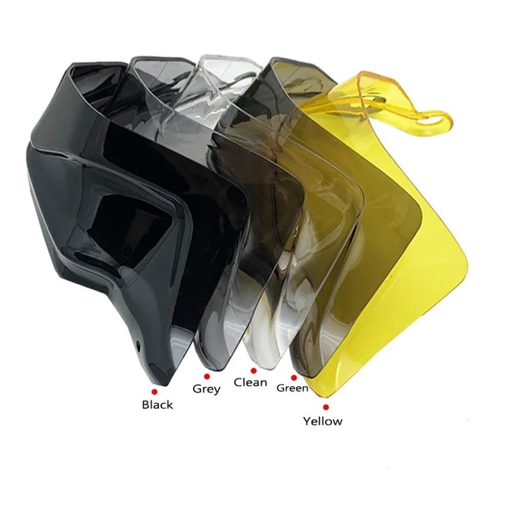 Für Honda NC750X DCT NC750S NC700X NC 750X2013-2023 Motorrad Handprotektoren Schild Guards Windschutzscheibe Hand Wind Schutz(Black Grey Set)