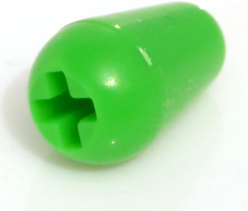 Guitar pickup selector toggle switch tip cap Knob in green