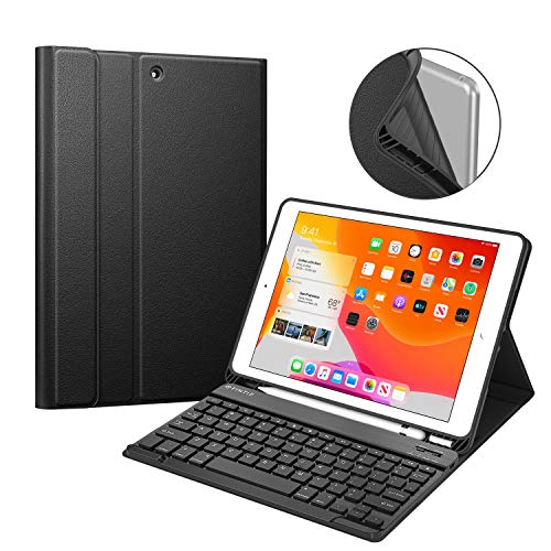 Fintie Keyboard Case for New iPad 7th Gen 10.2 Inch 2019, Soft TPU
