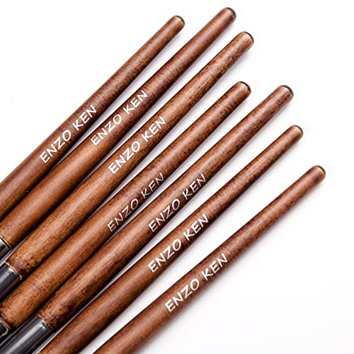 Natural Pony Hair Eye Shadow Brush Set By Enzo Ken, Small Eyeshadow Brushes Set, Eye Makeup Brushes Set Professional, Small Nose Contour Brush, Angled Eyeshadow Brush, Eye Brush, Eyeshadow Blending Brush, Natural Hair Eyeshadow Brushes With Case. (E100) #TOP5