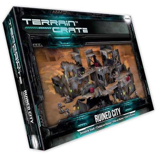 TerrainCrate Ruined City paysage modulaire encliquetable marron
