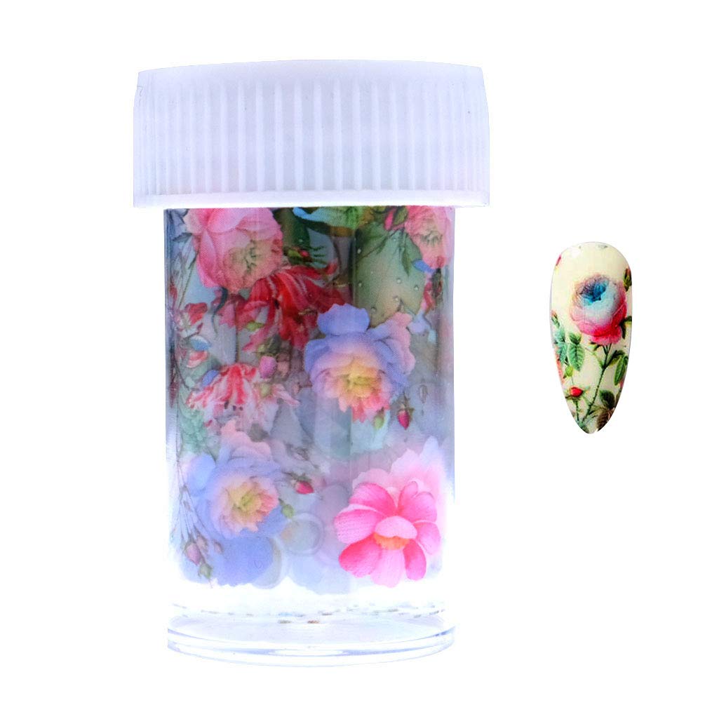 Flower Leaf Nail Art Flower Foil Nail Art DIY Nail Art