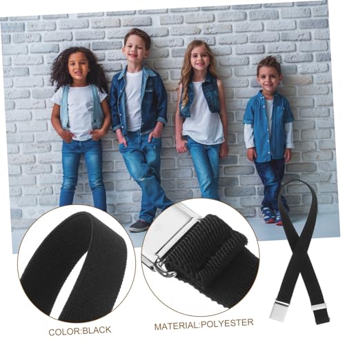 2pcs Boys Girls Elastic Belts Adjustable Waistband Pants Decorative Stretchy Belt2