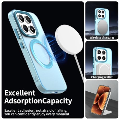 Image of for Xiaomi 17 Case Magnetic Case Anti Drop Hybrid Phone Back Cover - Blue