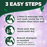 Vet's Best Hypoallergenes Hundeshampoo für empfindliche Haut, lindert Beschwerden bei trockener, juckender Haut, reinigt, befeuchtet und pflegt Haut und Fell 500ml