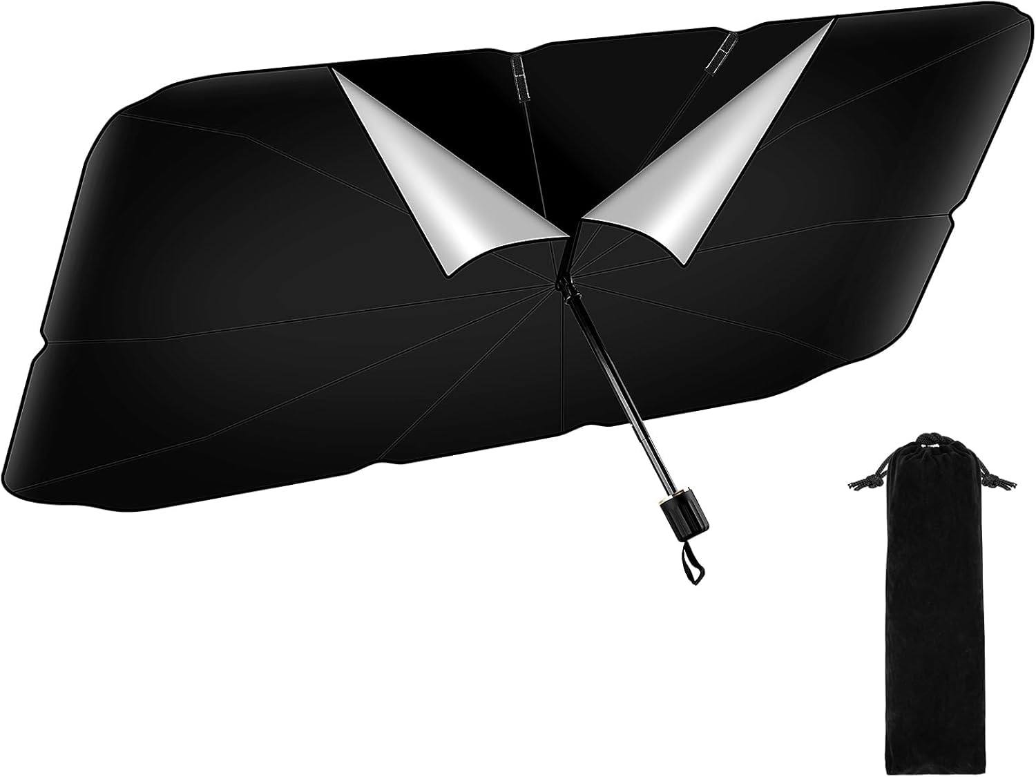 GUTYE Sonnenschutz Für Volvo XC90 2025 - Faltbarer Frontscheiben-Sonnenschirm Mit UV-Schutz