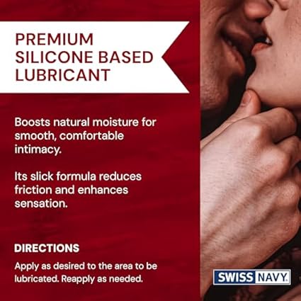 SWISS NAVY Lubricante sexual de silicona premium, 16 onzas, lubricante para hombres, mujeres y parejas. MD Science Lab