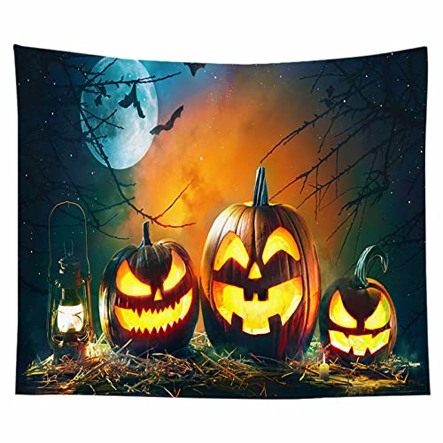 Tapisserie Halloween Isdreem décoration murale aquarelle tissu grand format
