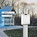 WiFi Mailbox Alert, Briidea 500ft Wireless Mailbox Alert with APP Control, Real-Time Mail Delivery Alerts, Remote Monitoring to Save Time & Prevent Mail Theft,IP67 Waterproof