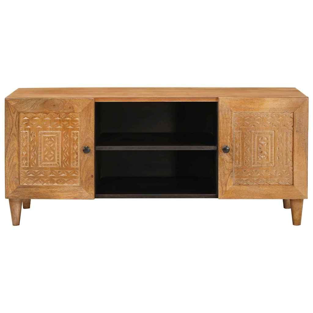 Szafka pod telewizor Ściana jasnobrązowa 105 x 33 x 46 cm