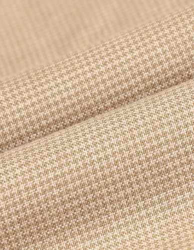 Image of U.S. Polo Assn. Denim Co. Mens Beige Textured Button Down Long Sleeve Casual Cotton Slim Fit Button Down Shirt