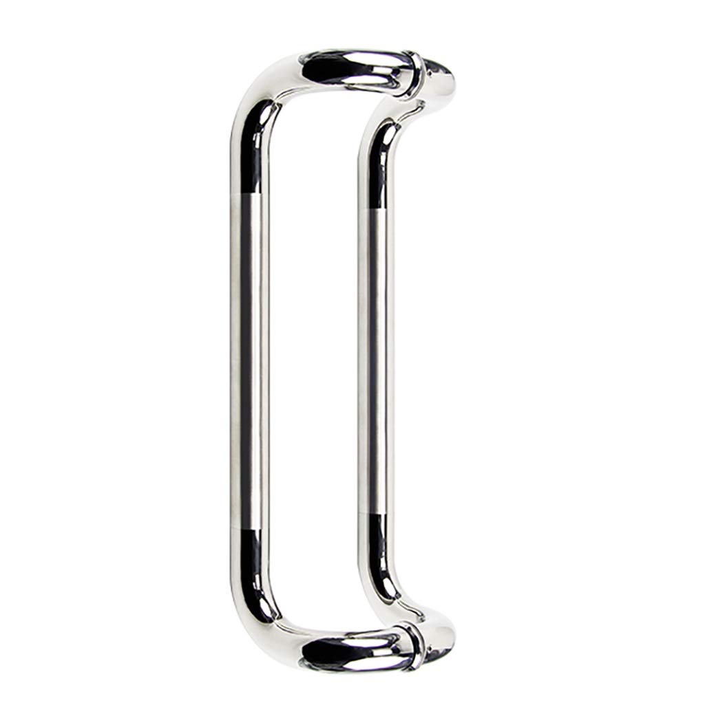 Poignée de porte coudée push-pull en acier inoxydable robuste de 600 mm