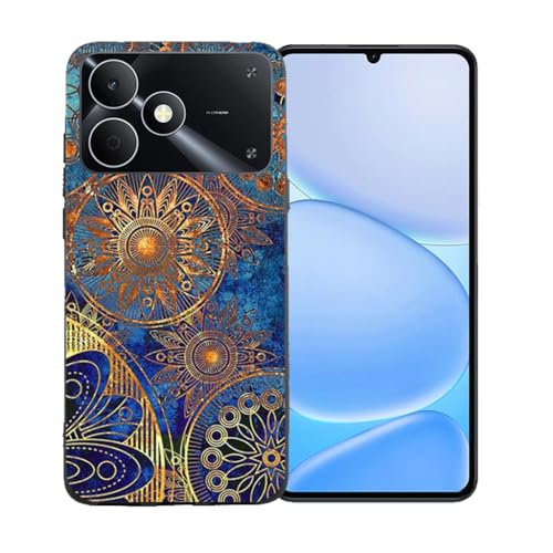 LCEHTOGYE �K�p Realme Note 80 4G�p�P�[�X�A�K�p Realme Note 80 4G (6,74")�ƌ݊����̂��钴���^�u���b�N�\�t�gTPU�V���R���Q���P�[�X�ی�J�o�[ - BST10