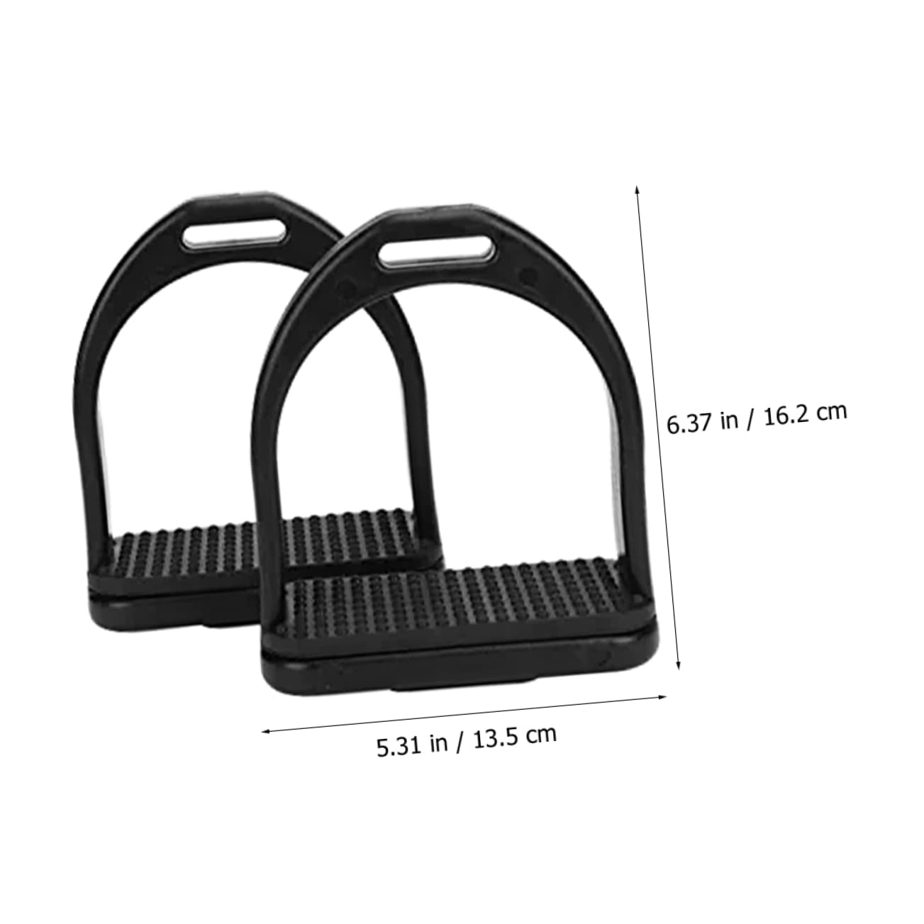 BCOATH Safety Stirrups for Horse Riding Plastic Material Easy Assembly Horse Accessories