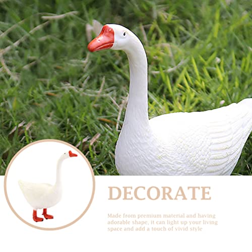 Goose Statue Farm Animal Sculpture: Garden Goose Statue Yard Farm Animal Figurine Country Easter Patio Home Decoration For Indoor Outdoor Desktop #TOP7