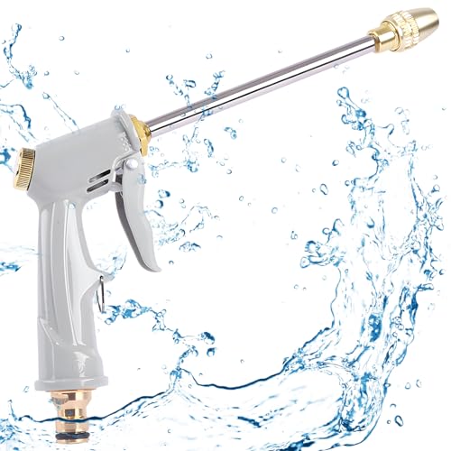 Hochdruck-Wasserspritzpistole Aus Messing – Für Gartenbewässerung, Auto- Und Terrassenreinigung