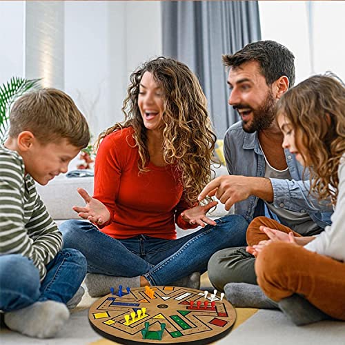 Fast Track Board Games - Family Board Game For 3-6 Players, 6 Colors, 24 Chess Pieces, Suitable For Family, Friends, And Kids() #TOP2
