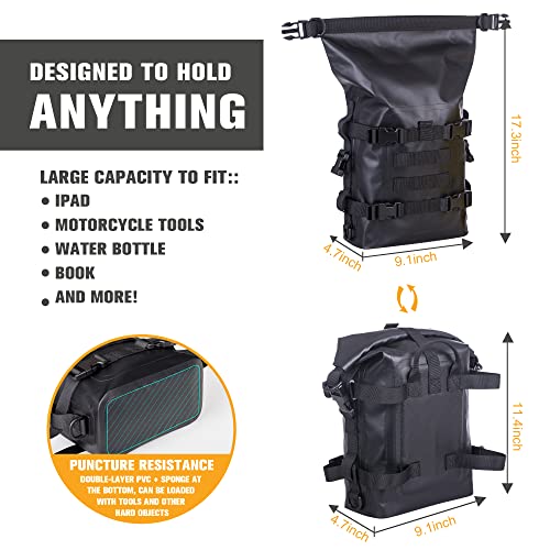Wild Herat Bolsa de Parachoques Enrollable de 8 litros y color negro 4
