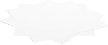 SISER EasyWeed Heat Transfer Vinyl HTV for T-Shirts 12 x 15 Inches 3 Precut Sheets White