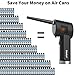 Svinkal Air Duster, Handheld Cordless Air Duster, Air Blower Rechargeable, Electric Compressed air Gun Battery Operation, for Cleaning Computer Keyboard Camera Lego Toys.