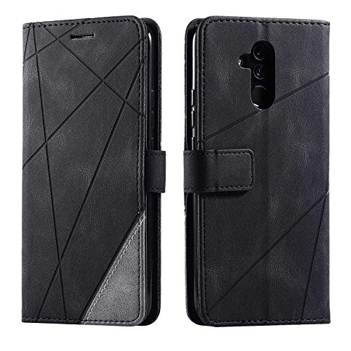 Alta Qualità: Questa Cover in pelle è realizzata in pelle PU di alta qualità e TPU silicone flessibile, protegge vostro smartphone da cadute accidentali, urti, polvere e graffi.
