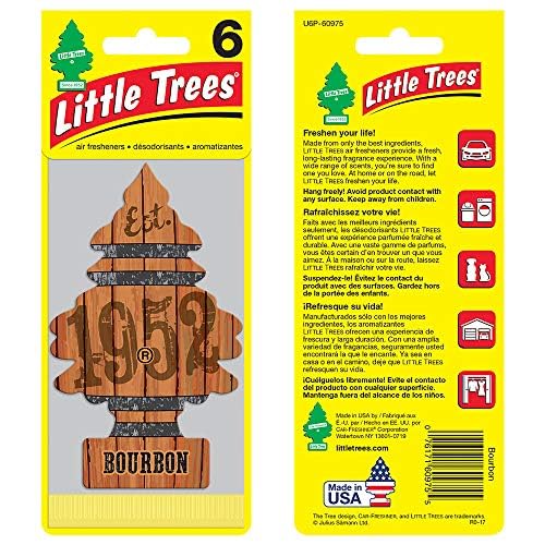Image of LITTLE Air Fresheners Car Air Freshener. Hanging Tree Provides Long Lasting Scent for Auto or Home. America, 24 Air Fresheners