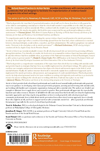 Suicide in Schools: A Practitioner's Guide to Multi-level Prevention, Assessment, Intervention, and