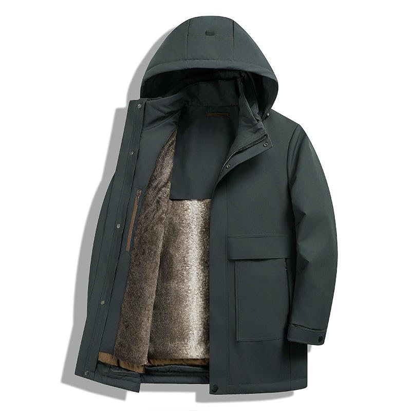 Doudoune à capuche amovible homme veste chaude anti-froid - 2