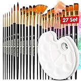 nachthimmel malen acryl anleitung HOCHWERTIGE VERARBEITUNG: Holzgriff für ein edles Handgefühl. Egal, ob Sie mit dem Pinsel Acryl malen wollen oder es als Aquarell Pinselset verwenden oder es für Gouache oder Öl nehmen: Sie haben immer ein angenehmes Gefühl beim Malen