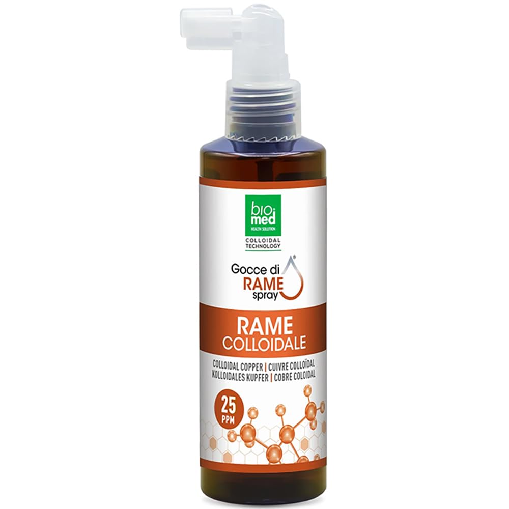 gocce di rame colloidale da 20ppm
