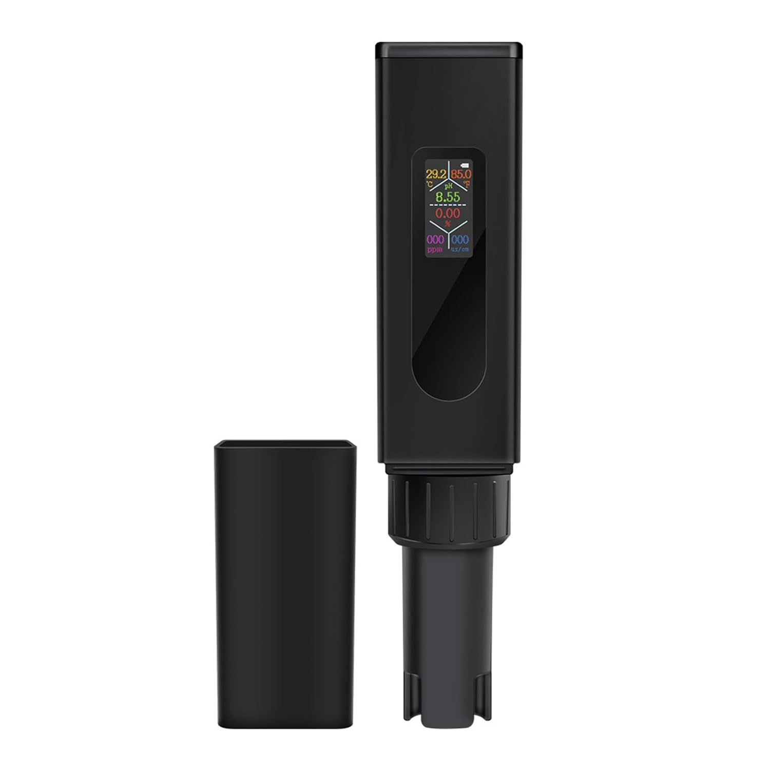 Advanced Water Assessment Device 5 in 1 Salinities Temperature Testing Instrument ABS for Aquariums Care Aquariums Water Tester