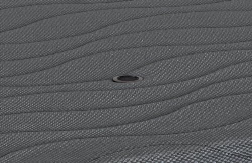 Matnature | Base Tapizada 3D l Estructura Estable Madera | Bastidor Metálico Super Resistente | Transpirable Aireadores Sistema FreshAir | Altura Base + Patas +/- 30 cm (135 x 190 cm, Gris) - Imagen 5