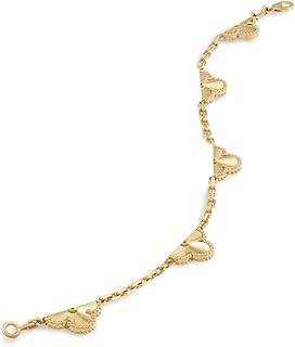 Generic 18K Gold Plated Silver Bracelets for Women Link Bracelet Trendy Jewelry Gifts Lucky Flower Bracelet Birthday Gift