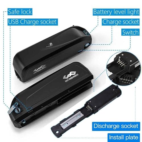 Miniatura 6 de Batería De Bicicleta Eléctrica 36v 24ah 250w 500w - Batería De Iones De Litio Antes Y Después Del Kit De Cubo De Bicicleta Eléctrica - Batería Ba-Fang Lg4800 Cell