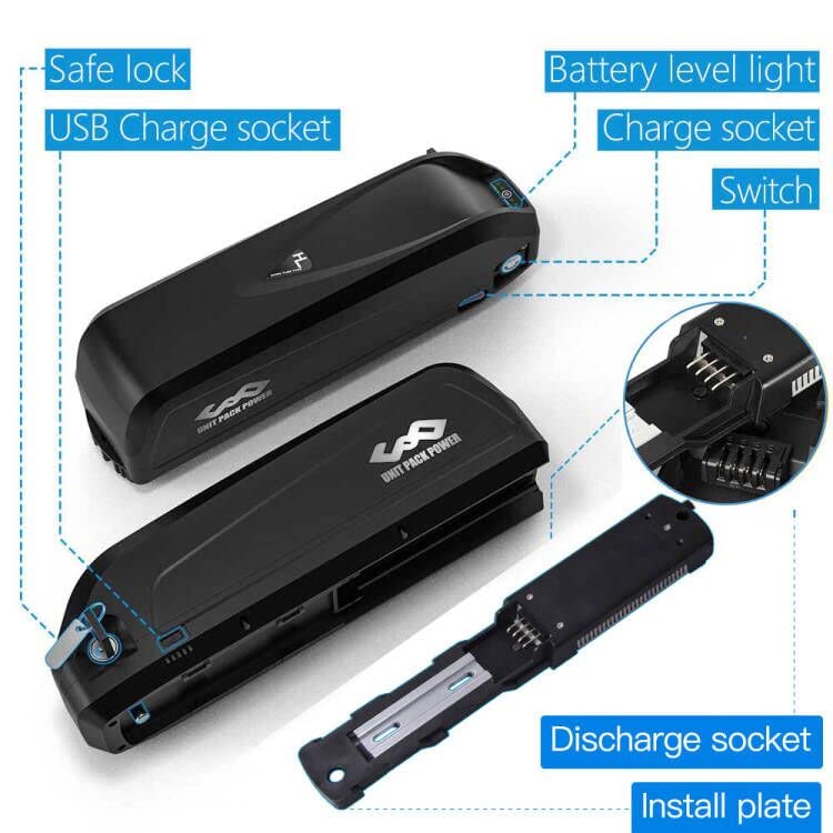 Unit Pack Power 48V 20 Ah Electirc Bike Battery - Lithiu-m Ion