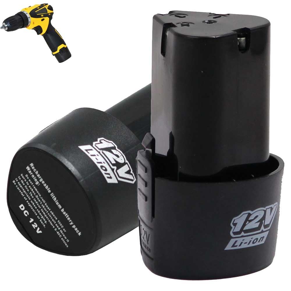 Replacement Battery for 12V Drill/Scerwdriver Machines CA121 (1Pcs 12V Lithium-ion Battery 1.5Ah)-image-14
