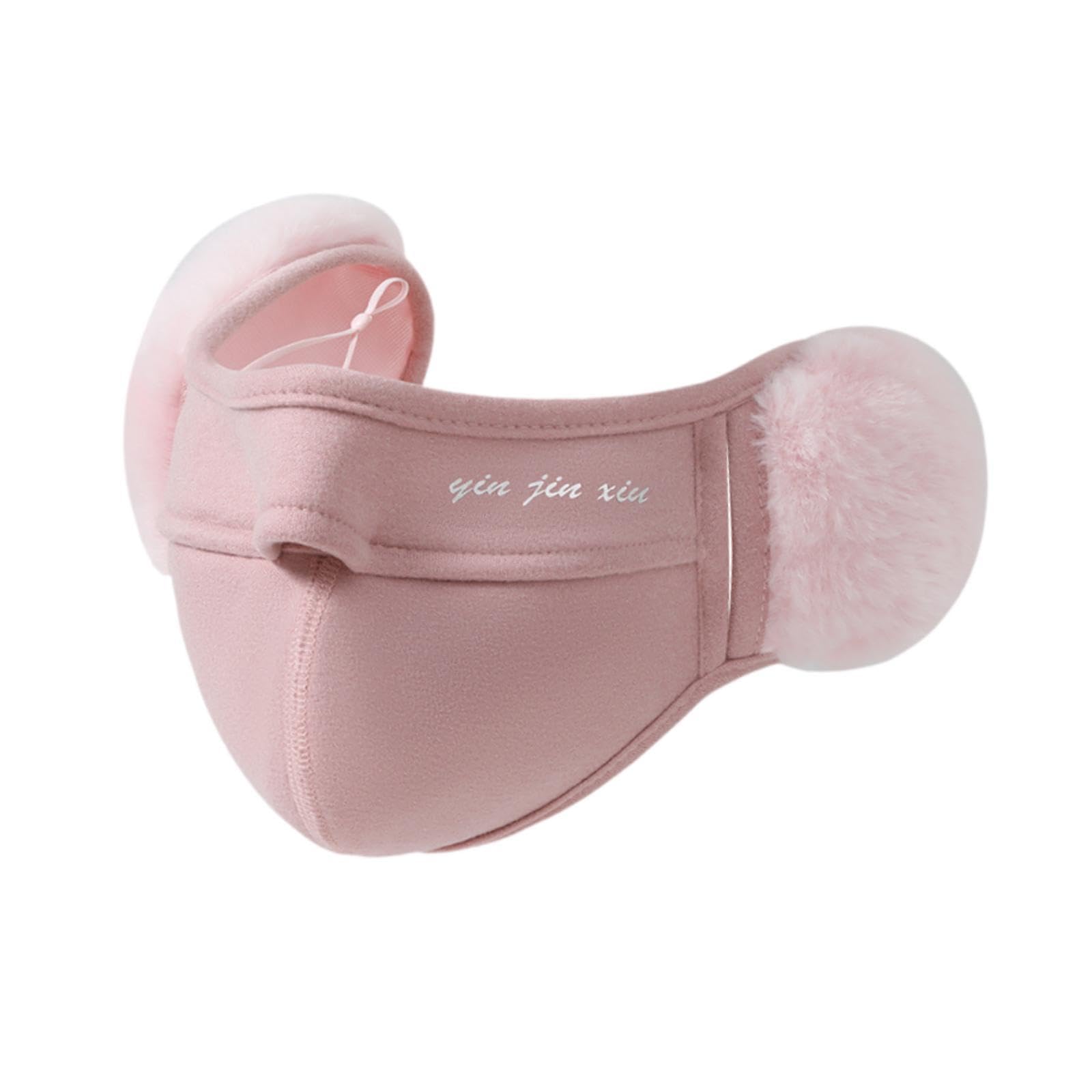 Winter Half Face Mask Nose Warmer Thick Ear Muff for Hiking Skiing Men Women Pink|Clothing, Shoes & Accessories | Costumes, Reenactment, Theater | Accessories | Masks & Eye Masks-picture-23