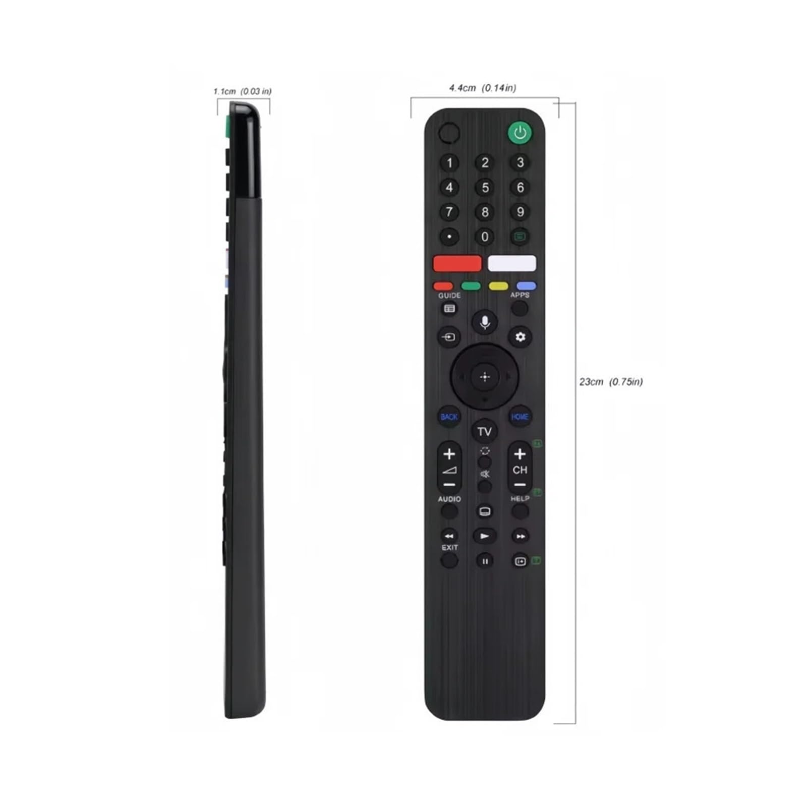 1PC RMFTX500P części zamienne do zdalnego sterowania głosem telewizora HD 4K KD65X7577H KD65X7500H KD55X7577H KD55X7500H zastąpiony
