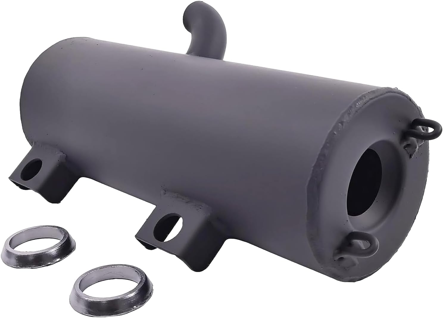 Muffler Silencer with Gasket 1261006-489 1261006-029 Compatible for Polaris Scrambler 500 4X4 2X4