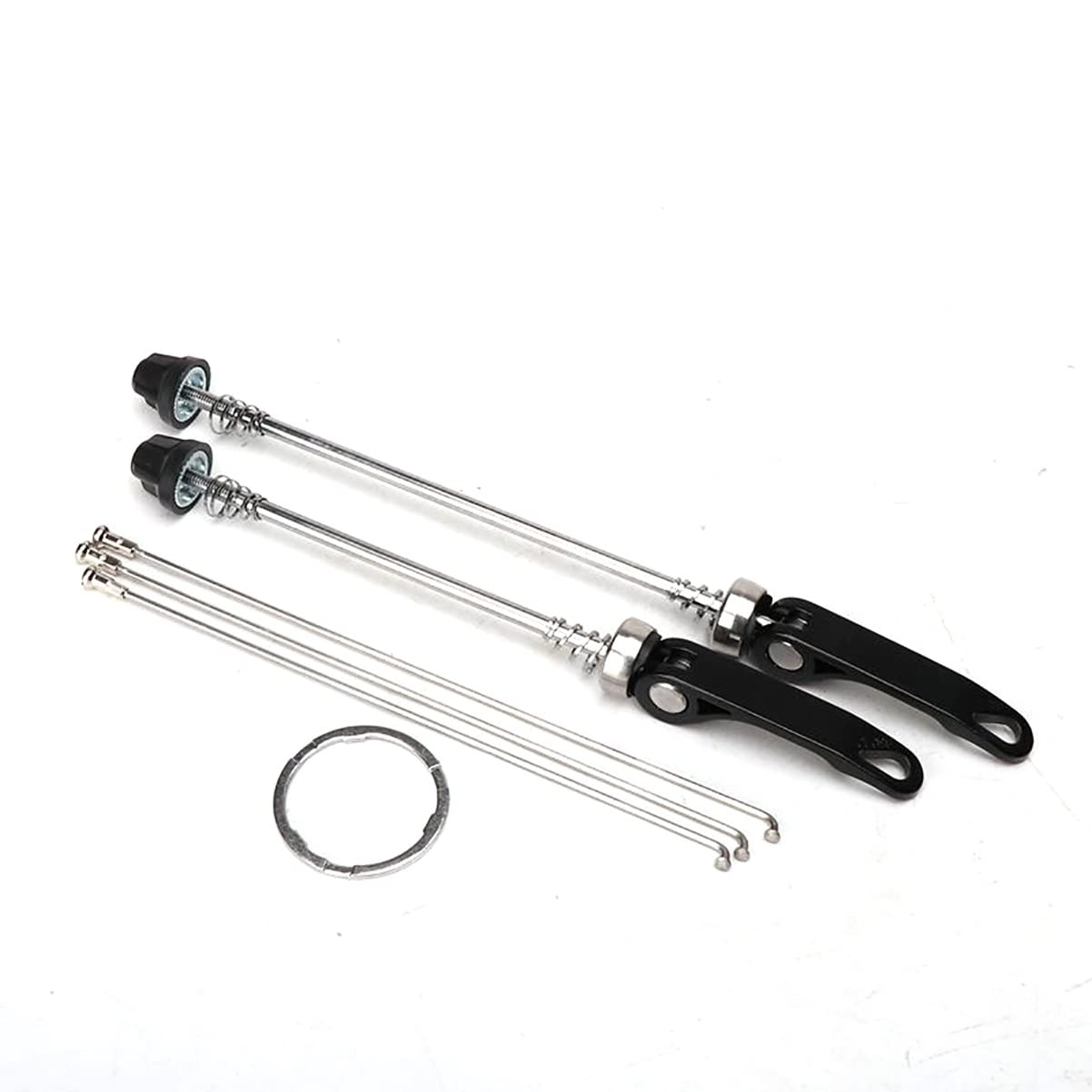 Juego De Ruedas BMX 20'' Llantas De Bicicleta Plegables 406/451 Freno C/V | 74/130mm Ruedas De Liberación Rápida Bujes 16/24H Para Cassette 8/9/10/ 11 Velocidades(Silver,451)