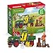 Produktbild SCHLEICH Farm World | Waldbauer mit Fahrzeug 42659 | Set mit Bauer Paul, Hund, Geländewagen & Zubehör | detailgetreue Tierfiguren & Geschenkidee für Kinder | Bauernhof Spielzeug ab 3 Jahre | 49 Teile