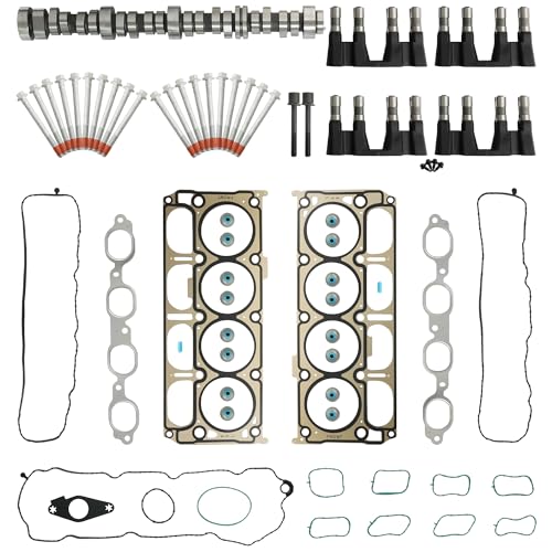 2014-2021 5.3 NON AFM DOD Disable Camshaft Lifter Kit & Head Gasket Set Fit For Chevrolet Silverado Suburban Tahoe GMC Sierra Yukon 5.3L HS26744PT L2281 12698945 MC1423 MC1429